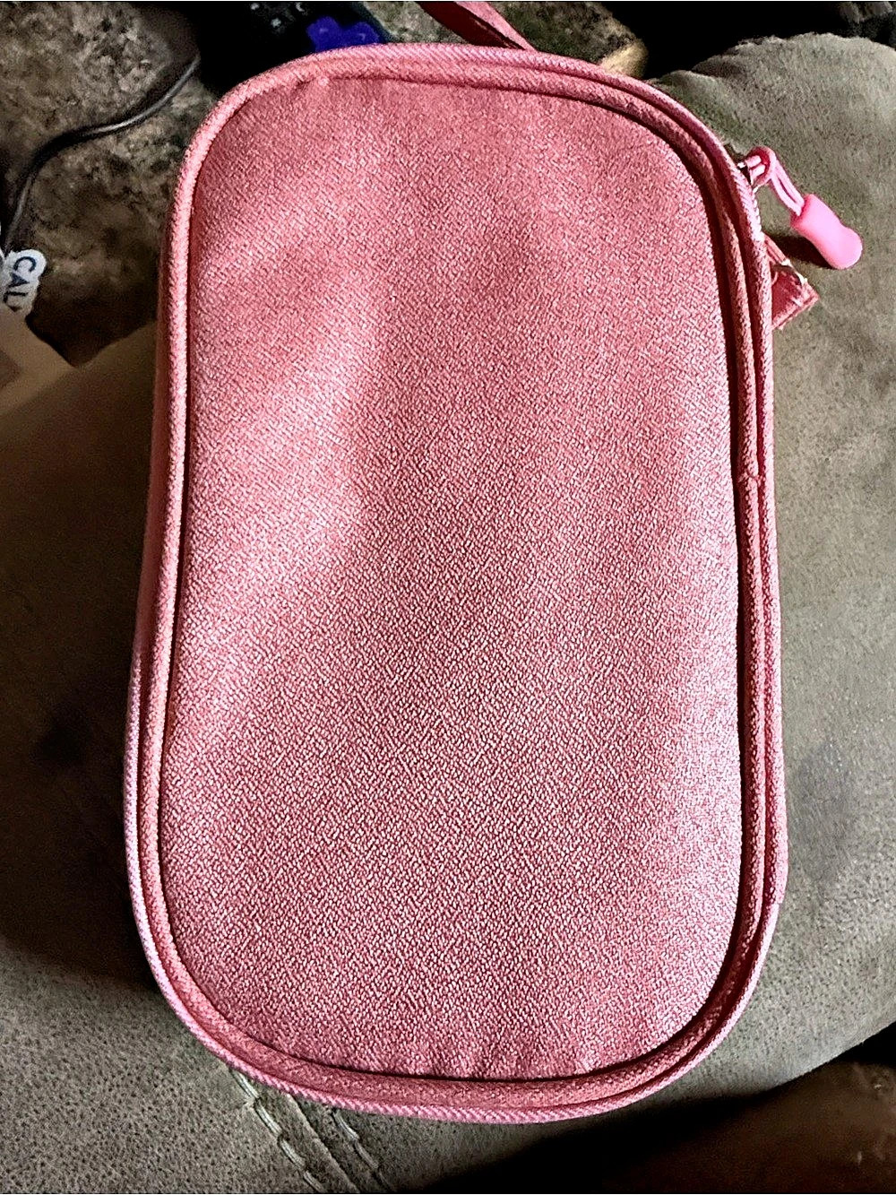 CAOODKDK Electronic Organizer Travel USB Cable Accessories Bag Pink Travel Cable